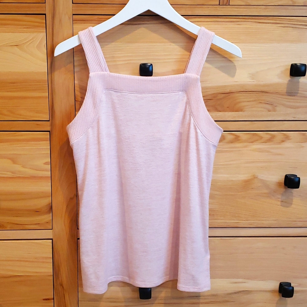 Gap pink small tank top sweater tie-back